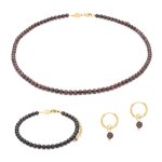 Parure femme sloya serena grenat