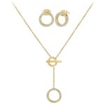Parure femme so charm - b3366 - dore - parure mode dore