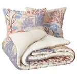 Parure imprime walaa beige 240x220cm