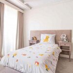 Parure de lit coton lama - gris clair