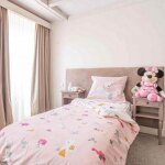 Parure de lit coton lama - rose