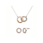 Parures ophir myc - paris - or ros� et cristal