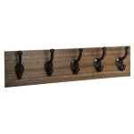 Patre 5 crochets en panneau de bois mdf