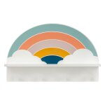 Patre tagre enfant soel motif arc - en - ciel 4 crochets
