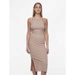 Robe dbardeur cruka marron en coton vivi