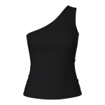 Dbardeur asymtrique ruka noir en coton ivy