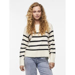 Pull over manches longues sia blanc en viscose lucy