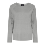 Pull over manches longues sia gris en viscose yara Pull over manches longues sia gris en viscose yara