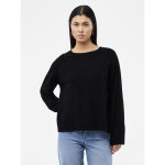 Pull over manches longues en viscose sia noir mae Pull over manches longues en viscose sia noir mae