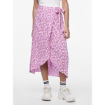 Jupe portefeuille tala rose en viscose dee