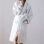 Peignoir de bain en coton 380 g / m� phare - blanc