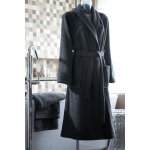 Peignoir de bain col châle coton 420 gr / m² anthracite Peignoir de bain col châle coton 420 gr / m² anthracite