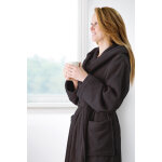 Peignoir de bain  capuche top 470 g / m - anthracite