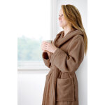 Peignoir de bain  capuche top 470 g / m - noisette