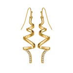 Pendantes so charm - b1549 - dore - bo - boucles d'oreilles dorées Pendantes so charm - b1549 - dore - bo - boucles d'oreilles dorées