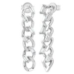 Pendantes so charm - b3046 - argent - boucles d'oreilles argentées Pendantes so charm - b3046 - argent - boucles d'oreilles argentées