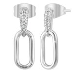 Pendantes so charm - b3102 - argent - boucles d'oreilles argentées Pendantes so charm - b3102 - argent - boucles d'oreilles argentées