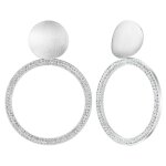 Pendantes so charm - b3154 - argent - boucles d'oreilles argentées Pendantes so charm - b3154 - argent - boucles d'oreilles argentées