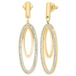 Pendantes so charm - b3313 - dore - boucles d'oreilles dor�es