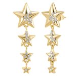Pendantes so charm - b3360 - dore - boucles d'oreilles dores