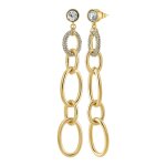 Pendantes so charm - b4012 - dore - boucles d'oreilles dores