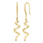 Pendantes so charm - bd1549 - bo - dore - diamant - blanc - boucles d'oreilles dor�es