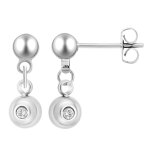 Pendantes so charm - bd4184 - argent - diamant - boucles d'oreilles argentées Pendantes so charm - bd4184 - argent - diamant - boucles d'oreilles argentées