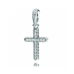 Pendentif croix scintillante pandora passions - argent