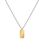 Pendentif pour homme en acier doré Pendentif pour homme en acier doré