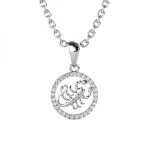 Pendentif zodiaque scorpion finition argente