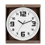 Pendule plastique silencieuse blanche d30