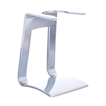 Petit mod�le de support de blaireau en laiton chrom�