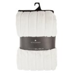 Plaid fourrure blanc - manoir 180x230 Plaid fourrure blanc - manoir 180x230
