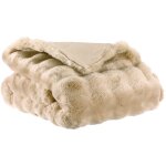 Plaid recycl berton naturel 130 x 160