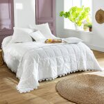 Plaid en coton sandra blanc