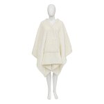 Plaid sweat fourrure aksel blanc taille unique