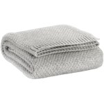 Plaid tricot recycl danilo perle 130 x 160