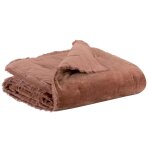 Plaid uni fara bois de rose 135 x 200 Plaid uni fara bois de rose 135 x 200