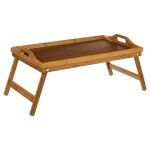 Plateau 51x38 cm avec pieds bambou