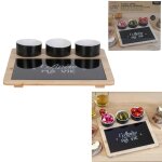 Plateau bambou avec planche et coupelle x3 m8voir Plateau bambou avec planche et coupelle x3 m8voir