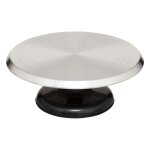 Plateau tournant pour gateau en aluminium