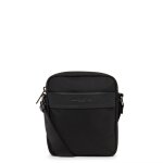 Pochette bandouliere basic & sport - nylon noir en cuir Pochette bandouliere basic & sport - nylon noir en cuir