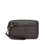 Pochette dragonne cuir confort marron foncé cody Pochette dragonne cuir confort marron foncé cody