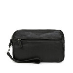 Pochette dragonne cuir confort noir Pochette dragonne cuir confort noir