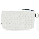 Pochette julius pvc femme blanc perforé Pochette julius pvc femme blanc perforé