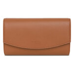 Pochette de soire - cuir de vachette - tan - confort brun naturel