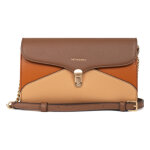 Pochette de soirée merline chocolat / multicolore cara Pochette de soirée merline chocolat / multicolore cara