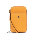 Pochette téléphone avec porte - cartes stop rfid cuir ava moutarde en toile trix Pochette téléphone avec porte - cartes stop rfid cuir ava moutarde en toile trix