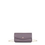 Pochette téléphone avec portefeuille stop rfid luna parme en cuir opal violet Pochette téléphone avec portefeuille stop rfid luna parme en cuir opal violet