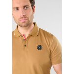 Polo aron beige rex en coton Polo aron beige rex en coton